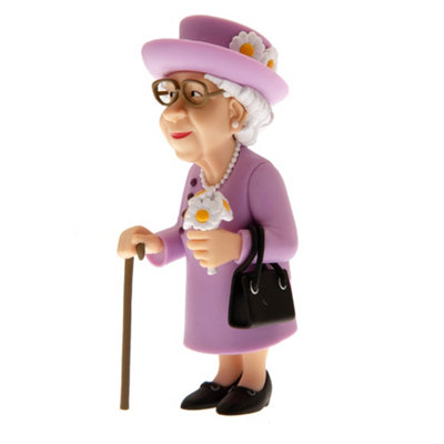 Queen Elizabeth II MiniX Collectable Figurine Purple/White/Black (One Size)