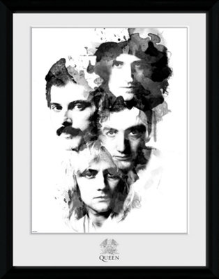 Queen Faces 30 x 40cm Framed Collector Print