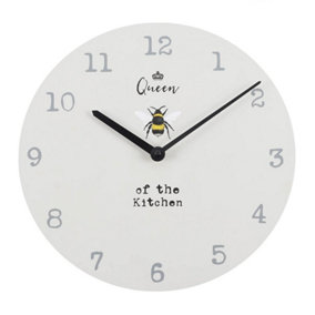 Queen of the Kitchen Bee Wall Clock