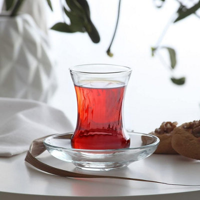 Queensway Home & Dining 105ml 6 Pcs Mini Tea Glasses Arabian Luxury ...