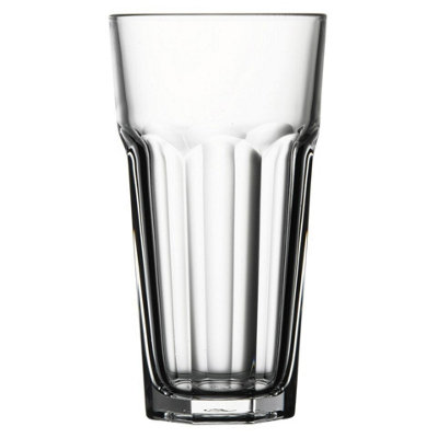 Queensway Home & Dining 365ml Clear Glass Drinking Pint Pub Glasses Beverages Ale Lager Water Juice 6pcs