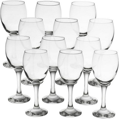 Queensway Home & Dining Glassware Set- Elegant Clear Glass - Durable ...