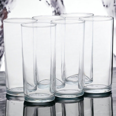 7UP Clear Glass Tall Drinking Glass on sale