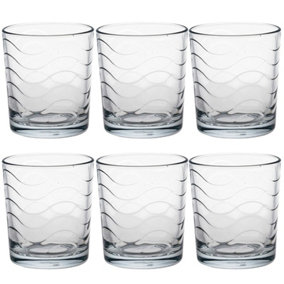 Queensway Home & Dining Height 9cm Scotch Height 9cm Scotch Whiskey Glasses Spirits Water Bourbon Glass Drinking Tumblers Gift Set
