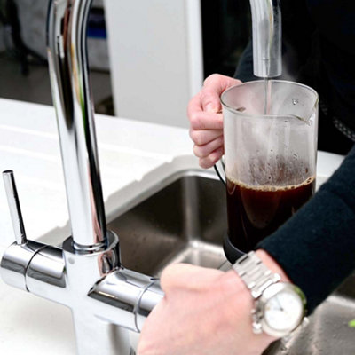 Quel Tap Pro 4-in-1 Boiling Water Tap C-Shape Brushed Rose Gold