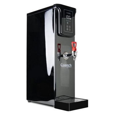 Quench Black Autofill Countertop Desktop Hot Water Boiler Kettle 20L