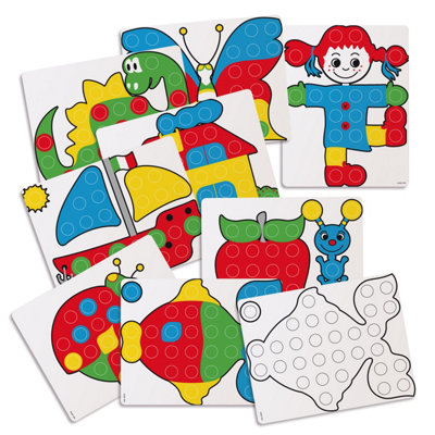 Fantacolor Junior Quercetti 4206 - Mosaïque enfant - J