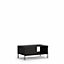 Querty 02 Coffee Table in Black Matt - Sleek Storage Elegance - W1000mm x H470mm x D600mm