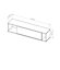 Querty 06 Wall Shelf in White Matt - Modern Storage with a Bold Aesthetic - W1350mm x H300mm x D300mm