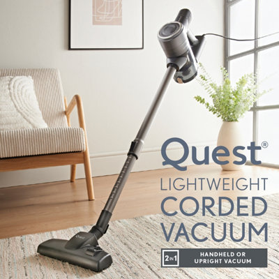 Quest 2-in-1 Lightweight Corded Stick Vacuum