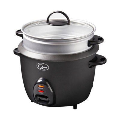 Quest 2in1 Rice Cooker & Food Steamer 1.5L Capacity DIY at B&Q