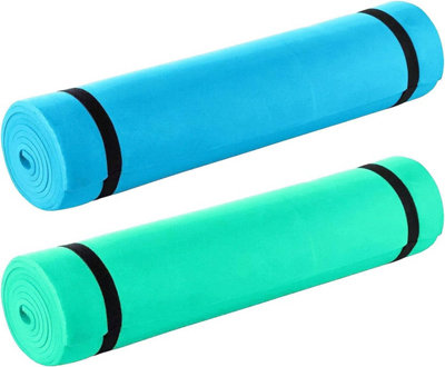 Quest 2PC Lightweight Waterproof Insulated Camping Mats 180cm x 50cm