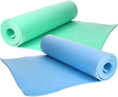 Quest 2PC Lightweight Waterproof Insulated Camping Mats - 180cm x 50cm