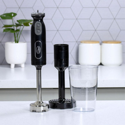 Quest 32129 Handheld Stick Blender with Masher Attachment