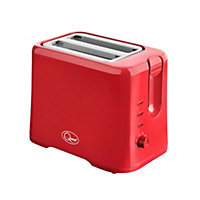 Quest 34299 Red 2 Slice Toaster
