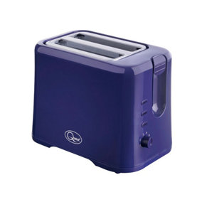Quest 34869 Navy Blue 2 Slice Toaster