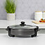 Quest 35410 Electric Cooker Pan with Lid