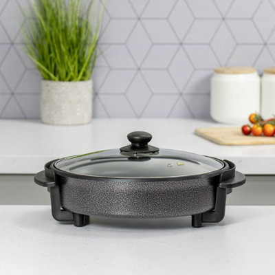 Quest 35410 Electric Cooker Pan with Lid