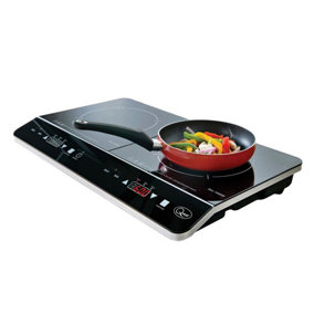 Quest 35840 Digital Double Induction Hob & Hot Plate