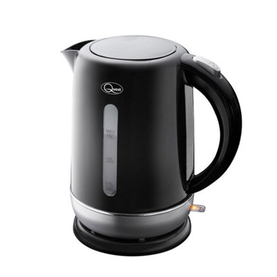 Quest 39909 1.5L Black Fast Boil Kettle DIY at B&Q