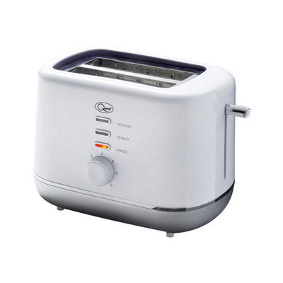 Quest 39939 White 2 Slice Toaster
