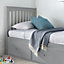 Quest Grey Wooden 3 Drawer Bed And Memory Foam Mattress
