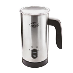 Quest Hot & Cold Electric Milk Frother - Stainless Steel
