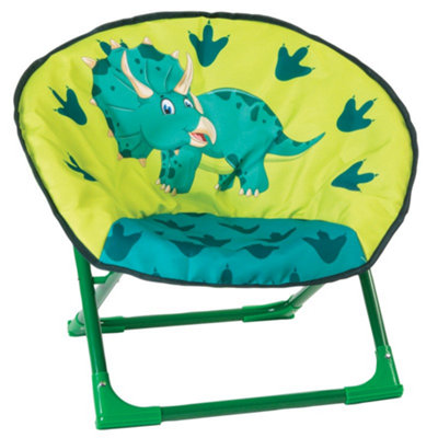 Quest Kids Dino Moon Chair, Dinosaur Design, Lightweight Chair