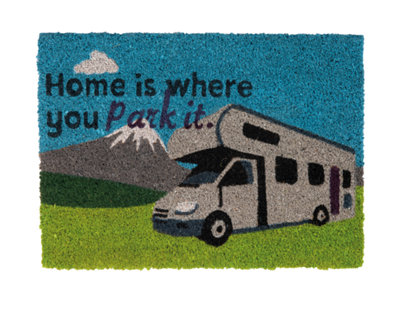 Quest Motorhome Home Is Where You Park It Indoor Outdoor Mat