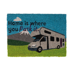 Quest Motorhome Home Is Where You Park It Indoor Outdoor Mat