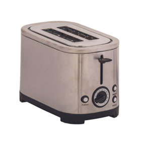 Quest Rocket Low Wattage Polished Stainless Steel Toaster (2 Slice)