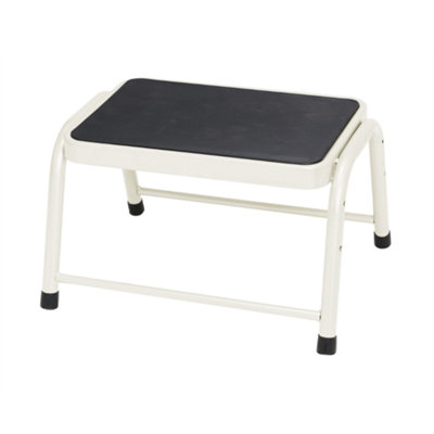 Quest Single Caravan Step White Anti-Slip Portable Step for Caravans and Motorhomes