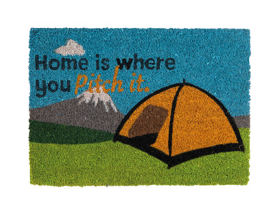 Quest Tent Home Is Where You Pitch It Coir Mat