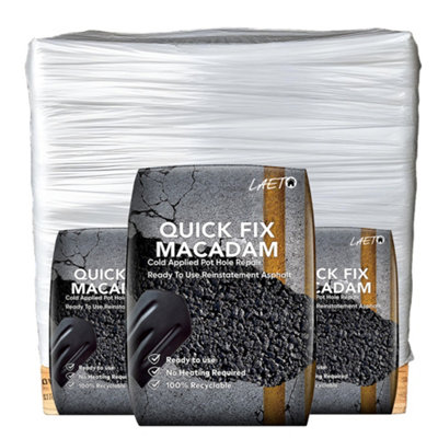 Quick Fix Macadam Pot Hole Repairs Asphalt Repair Pallet x48 Bags By ...