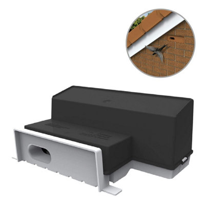 Quick Nesting Brick Box, White Breeding Bird House for Brick or ...