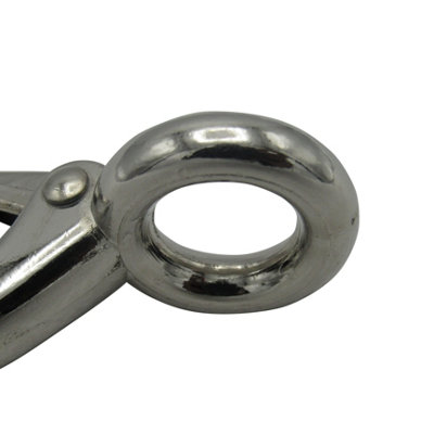 Quick Release Boat Snap Hook Fixed Eye - Size 0 (Zinc Plated Marine Safety Line Fastener) - 3