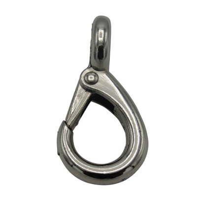 Quick Release Boat Snap Hook Fixed Eye - Size 0 (Zinc Plated Marine Safety Line Fastener) - 5