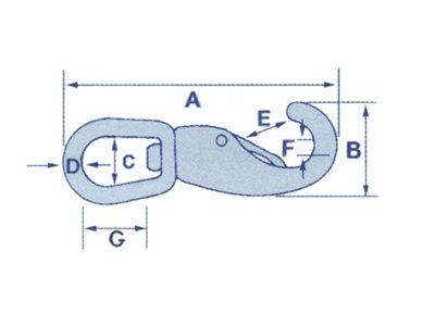Quick Release Boat Snap Hook Fixed or Swivel Eye - Size 3 (Zinc Plated Marine Safety Line Fastener)