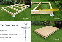 QuickJack  6ft x 4ft Shed base kit (NO TIMBER INCLUDED)