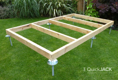 QuickJack 7ft x 3ft Shed base kit (NO TIMBER INCLUDED) DIY at B&Q