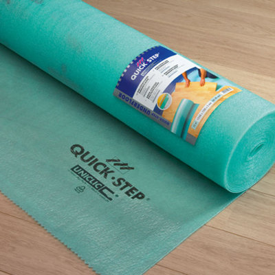 Quickstep Uniclic Laminate 3mm Foam Underlay, 15sqm Roll