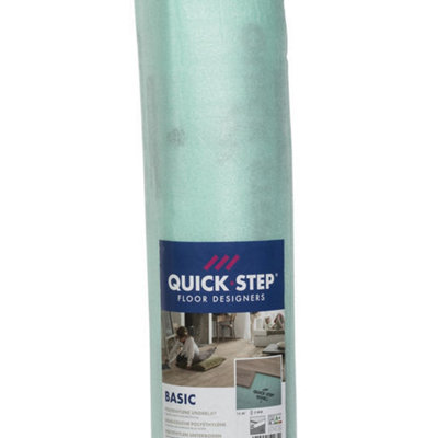 Quickstep Uniclic Laminate 3mm Foam Underlay, 15sqm Roll