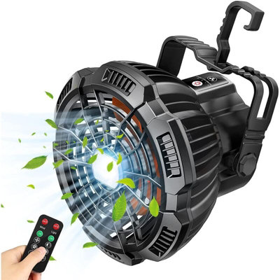 Quiet Fan 5200Mah, Portable Table Fan 180 degrees Rotatable With Led ...