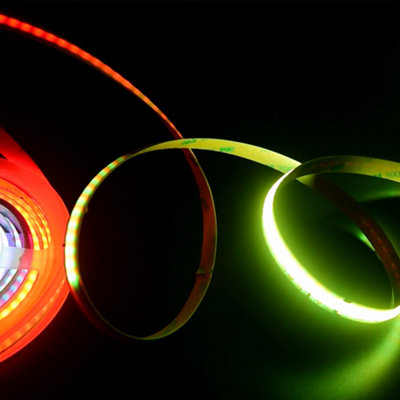Quik Strip 18W/m COB LED Strip, 24V IP20 Addressable Digital Pixels (WS2811), 720LEDS/m, 12mm PCB, 5