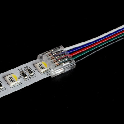 Quik Strip Clip - Strip to Wire Connector  suitable for 12mm wide PCB RGBW COB (IP20)