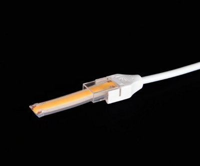 Quik Strip Clip - Strip to Wire Connector with 15cm tails suitable for 8mm wide PCB COB & SMD strip