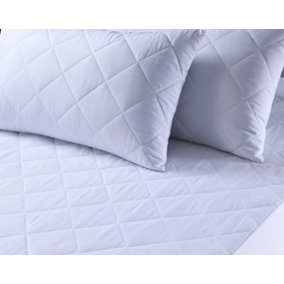 Quilted Pillow Protectors 2PK Soft Touch Microfibre Protector Envelope Closing