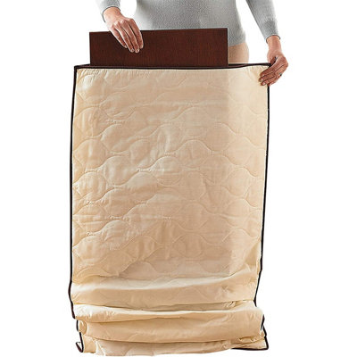 Quilted Table Leaf Storage Bag Padded Protective Cover for Wooden Extending Dining Table Panels Fits Leaves Up To 60 x 134cm
