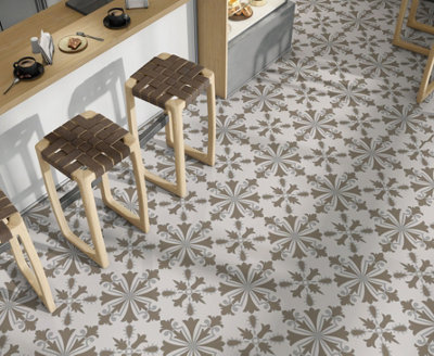 QuoteMyWall Art Deco Flourish Design Removable Tile Stickers Peel ...