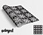 QuoteMyWall Black Vintage Pattern Tile Vinyl Sticker Wrap For furniture & Kitchen Worktops